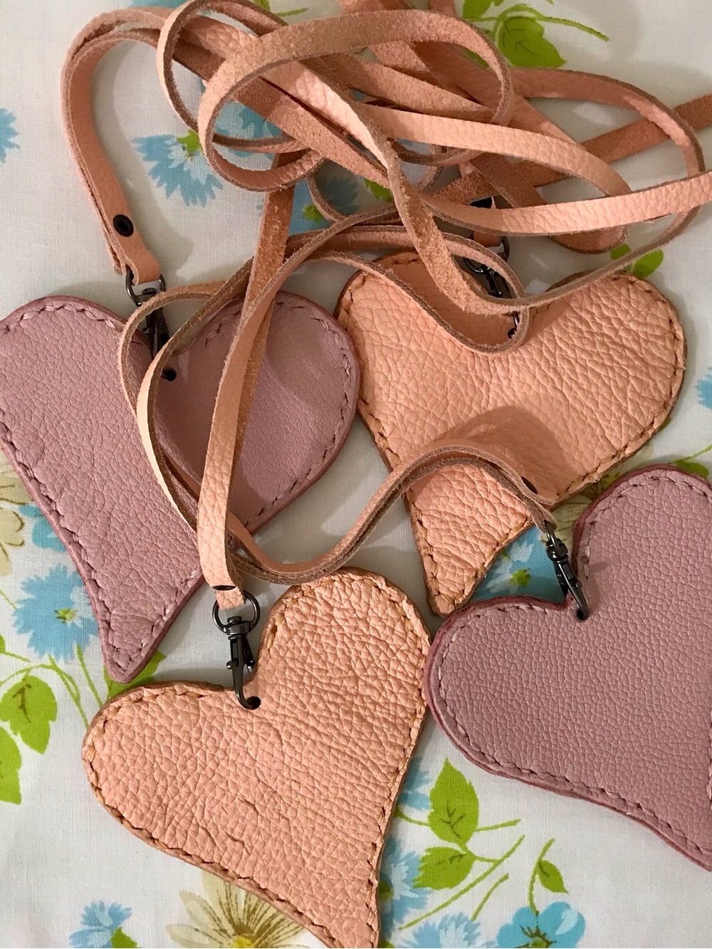 Reserved!🚨@jessdoub Handmade Genuine Heart Leather Bag Accessories Special Order